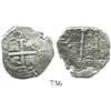 Image 1 : Potosi, Bolivia, cob 2 reales, 1674E.