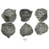 Image 1 : Lot of 3 Potosi, Bolivia, cob 1R: 1663E (2) and 1679C.
