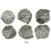 Image 1 : Lot of 3 Potosi, Bolivia, cob 1R: 1666E, 1668E and 1674E.