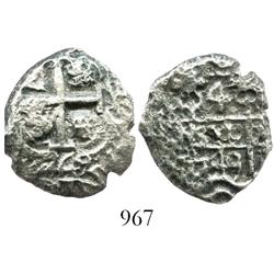 Potosi, Bolivia, cob 4 reales, 1749q.