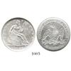 Image 1 : USA (New Orleans mint), seated Liberty 50c, 1858-O, encapsulated NGC "shipwreck effect," housed in s