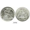 Image 1 : USA (New Orleans mint), seated Liberty 50c, 1859-O, 9 in border, encapsulated NGC "shipwreck effect,