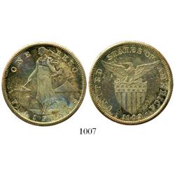 Philippines, 1 peso, 1909.