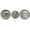 Image 1 : Philippines, set of 1 peso Roosevelt and Quezon, 1 peso Murphy and Quezon, and 50 centavos Murphy an