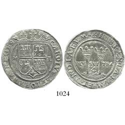 Mexico City, Mexico, 4 reales, Charles-Joanna, "Late Series," M to left, L to right.