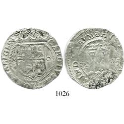 Mexico City, Mexico, 4 reales, Charles-Joanna, "Late Series," oM to left, O to right, high grade.