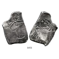 Mexico City, Mexico, cob 8 reales, (1)661(P), rare.