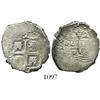 Image 1 : Lima, Peru, cob 2 reales, 1687/6R, rare overdate.