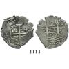Image 1 : Lima, Peru, cob 2 reales, 1707H.