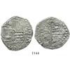 Image 1 : Potosi, Bolivia, cob 8 reales, Philip IV, assayer not visible (late 1620s).