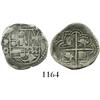 Image 1 : Potosi, Bolivia, cob 1 real, Philip III, assayer Q.