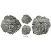 Image 1 : Potosi, Bolivia, cob 1/2 real, (1652)E transitional Type IId, scarce.