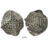 Image 1 : Potosi, Bolivia, cob 8 reales, 1664E.