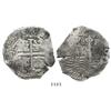 Image 1 : Potosi, Bolivia, cob 8 reales, 1666E.
