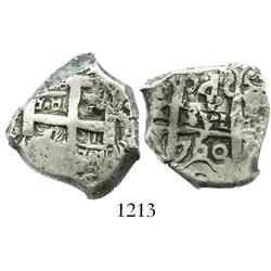 Potosi, Bolivia, cob 4 reales, 1760q.