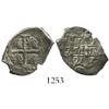 Image 1 : Potosi, Bolivia, cob 1 real, 1691VR.