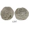 Image 1 : Seville, Spain, cob 1 real, 1588, assayer Gothic D.