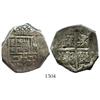 Image 1 : Spain (mint uncertain), cob 8 reales, Philip IV, assayer not visible.