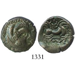 Celtic Gaul, Northwest region, Armorica, billon stater, 75-50 BC.
