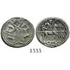Image 1 : Roman Republic, silver didrachm (quadrigatus), ca. 215-214 BC.