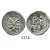 Image 1 : Roman Republic, silver denarius, moneyers M. Furius and L.f. Philus, 120 BC.