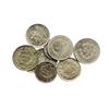 Image 1 : Lot of 9 Santiago, Chile, silver minors: 1 decimo, 1867, 1880 [2], 1887, 1896 and 1907; 1/2 decimo, 