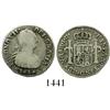Image 1 : Bogota, Colombia, bust 1 real, Ferdinand VII (bust of Charles IV), 1812JF.