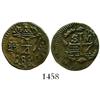 Image 1 : Santa Marta, Colombia, copper 1/4 real, Ferdinand VII, 1820, medal alignment.