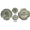 Image 1 : Quito, Ecuador, 1/4 real, 1849GJ, encapsulated NGC XF-40.