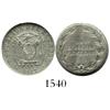 Image 1 : Ecuador, copper-nickel 2-1/2 centavos, 1917, encapsulated NGC AU-50.