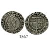 Image 1 : London, England, penny, Elizabeth I (1558-1603), 4th issue, mintmark Greek cross (1578-82).