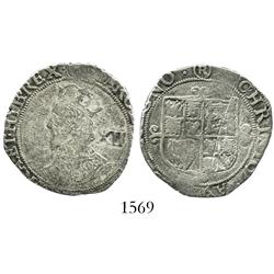 London, England (Tower mint under Parliament), shilling, Charles I (1625-49), mintmark ( R ) (1644-5