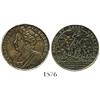 Image 1 : England, bronze jeton, Anne, 1702, Vigo Bay, coin alignment.