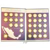 Image 1 : Mint set of 33 Mexican 100-pesos bi-metallic (silver/brass) state commemoratives of 2003-2006 in col