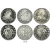 Image 1 : Lot of 3 Madrid, Spain, bust 4R, Charles IV, various dates (1792MF, 1793MF and 1795MF).