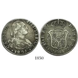 Madrid, Spain, bust 4 reales, Charles IV, 1805FA.
