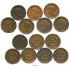 Image 1 : Lot of 7 US copper large cents, various dates (1844, 1845, 1847, 1848, 1849, 1853 and 1854).