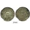 Image 1 : Peru (Lima), 2R-sized silver medal, 1868, San Martin, encapsulated NGC MS-63.