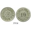 Image 1 : Puerto Rico (Ponce), nickel 10 centavos merchant token for MANUEL CORTADA.
