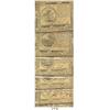 Image 1 : Lot of 10 U.S. Continental Currency notes issued in denominations of 1/3 of a dollar up to fifty dol