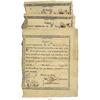 Image 1 : Lot of 3 Massachusetts Bay War Committee treasury certificates, dated January 16 and December 12, 17