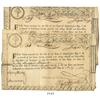Image 1 : Lot of 2 State of Massachusetts Bay Treasury second moiety lottery certificates, dated July 20, 1779