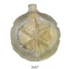 Image 1 : Flat, round, small-necked glass perfume bottle (as sketched in Flash of Gold).