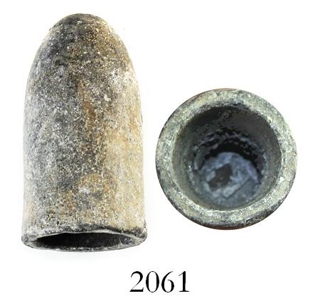 Civil War-period lead bullet, .577 Enfield