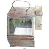 Image 1 : Lionel Mark 1 U.S. Navy copper binnacle cover with oil-lamp light box on side and handle on top.