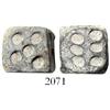 Image 1 : Ancient Roman lead dice (pair), 1st-3rd century AD(?).