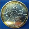Image 3 : 1989 $5 "Maple Leaf" .999 Pure Silver Uncirculated