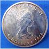 Image 1 : 1989 $5 "Maple Leaf" .999 Pure Silver Uncirculated