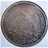 Image 4 : Key Date 1850 New Orleans Mint Seated Liberty Half