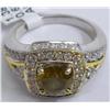 Image 9 : 14K WHITE GOLD UNITY RING AIG APPRAISAL $10,900.00